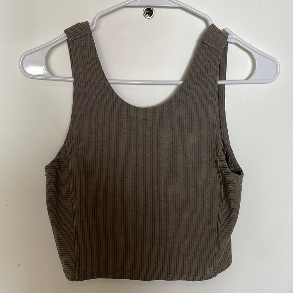 Lululemon Ribbed Softstreme Cropped Tank Top